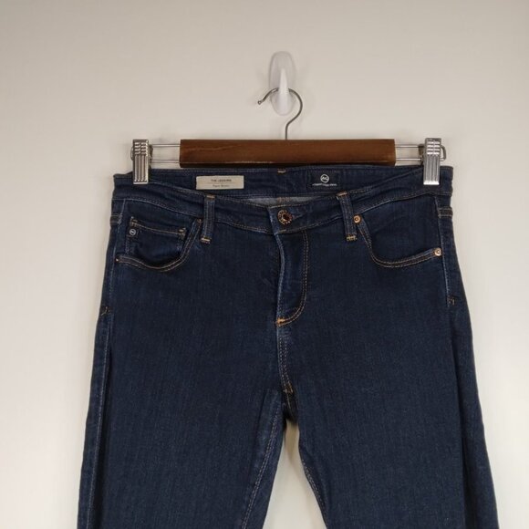 AG The Legging Ankle Super Skinny Jeans Raw Hem Denim Size 28R - Picture 2 of 11